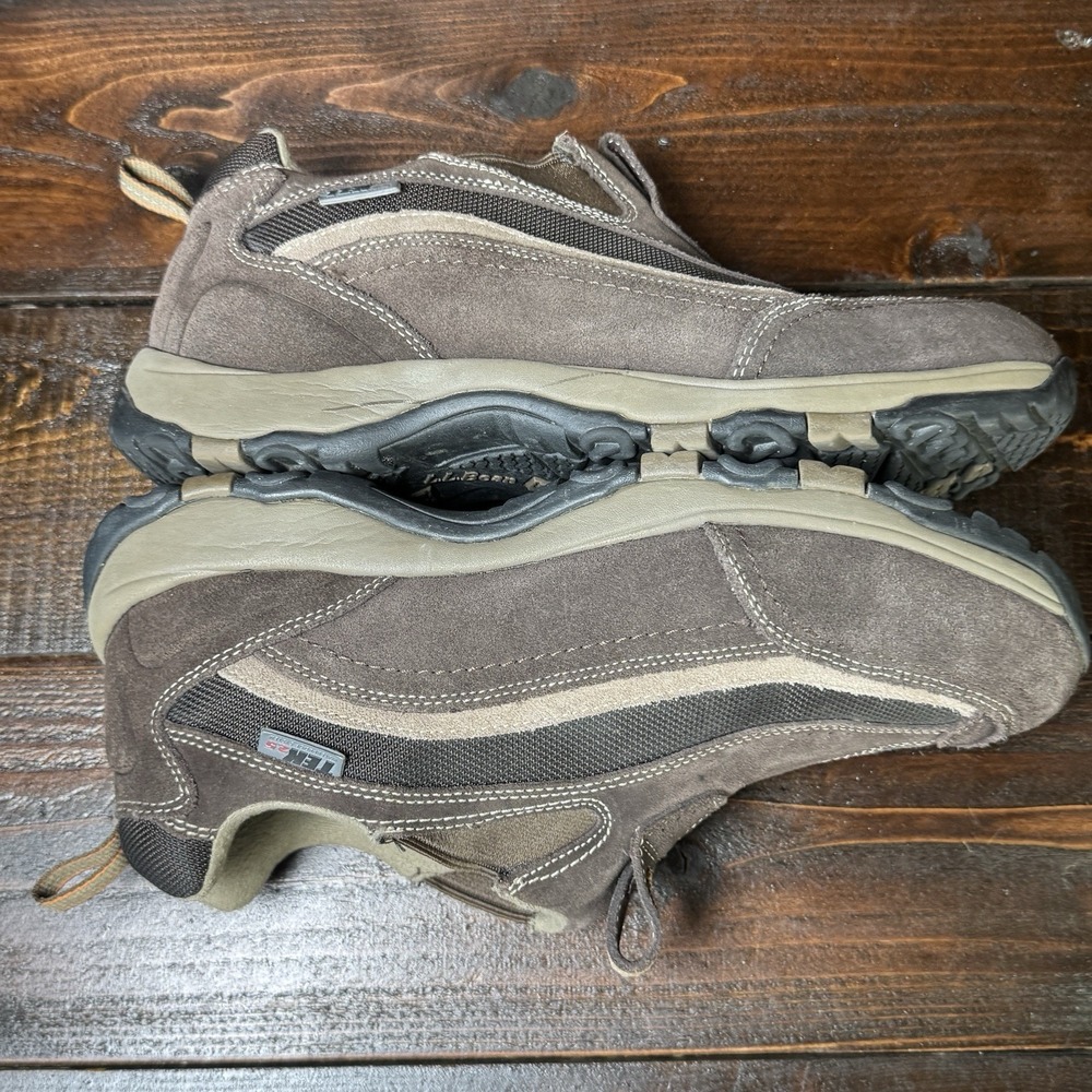 L.L. Bean Mens Tek 2.5 Casual Hiking Shoes Brown Leather Waterproof 11 M - Picture 5 of 15